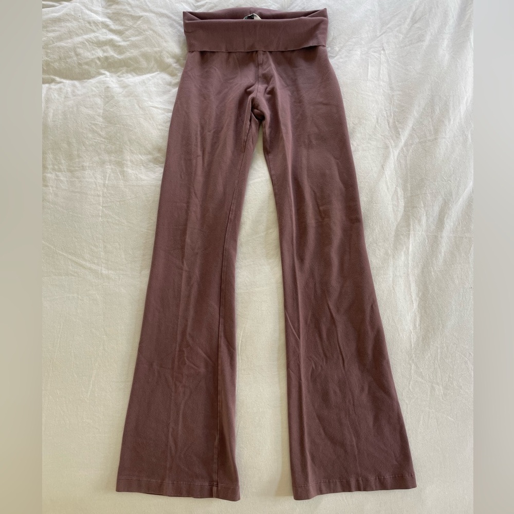 Hard Tail Foldover Purple Yoga Pants S Small y2k